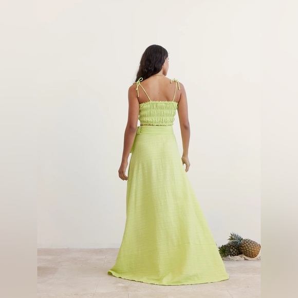 Free People Boteh Dobby full wrap skirt 2 - Picture 3 of 4